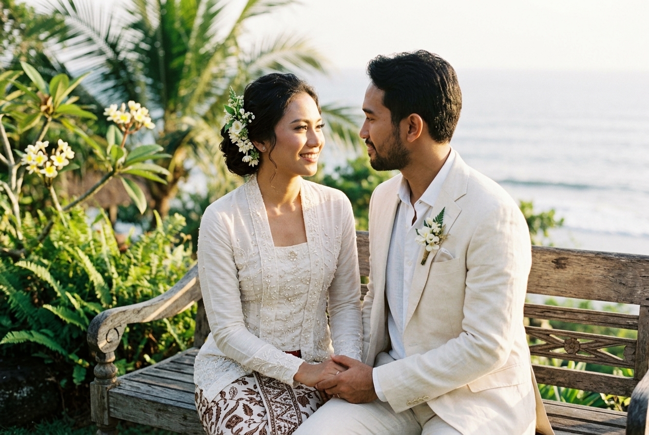 Momen lamaran Nara & Bima di Canggu, Bali