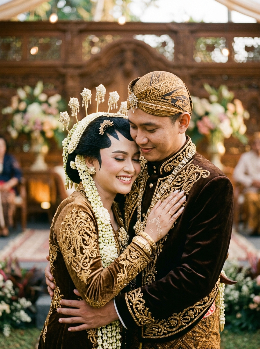 Potret editorial Dinda & Fajar