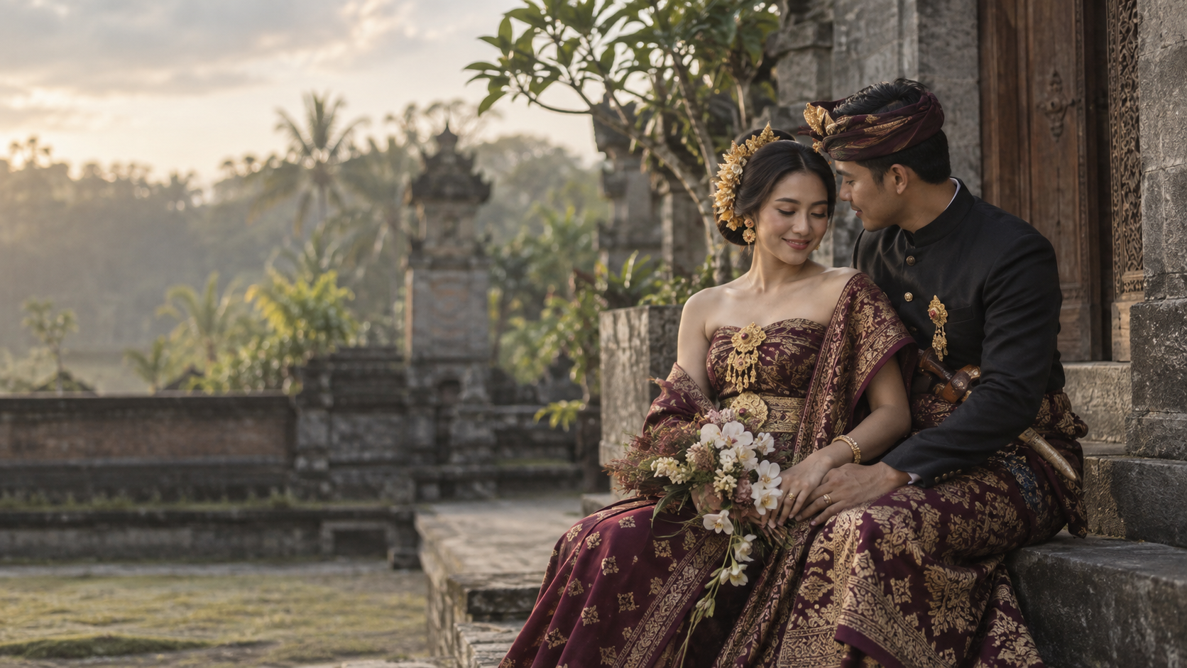 Preview template Sekar dengan nuansa tradisi Bali